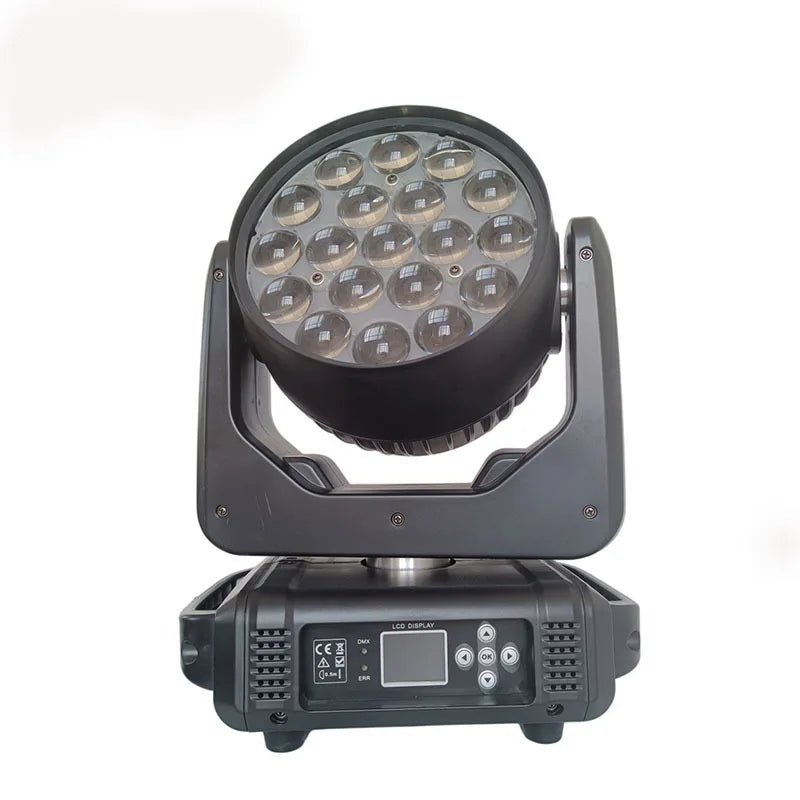 19 Led Beam Stage Lights 300W IP65 FB4 Control Four-in-One Focusing Moving Head Dyeing Bar and Face Light Show