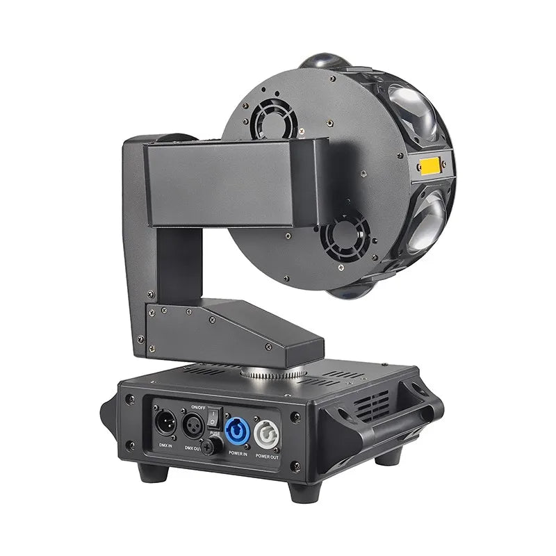 120W RGBW LED Strobe Lighting Single Flying Magnetic Laser Moving Head Effect Light for DJ Disco Stage Bar Party and Dance Club