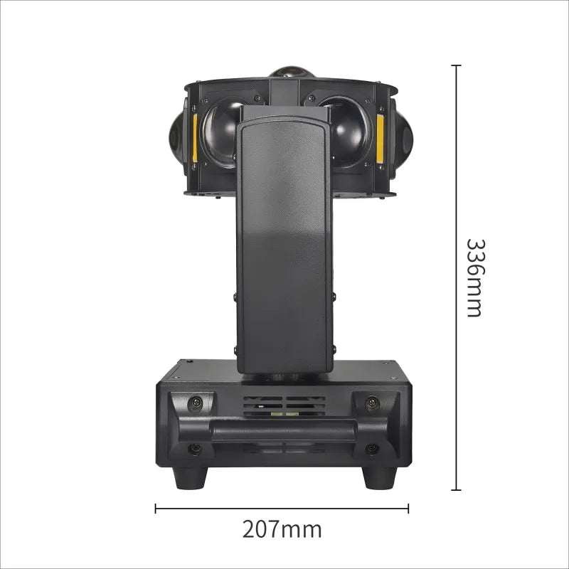 120W RGBW LED Strobe Lighting Single Flying Magnetic Laser Moving Head Effect Light for DJ Disco Stage Bar Party and Dance Club