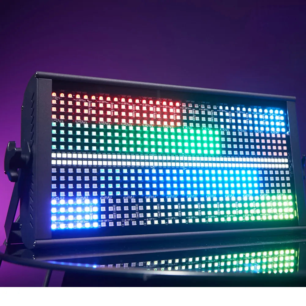 200W LED RGBW 4in1 dj 48 Zone Partition Strobe Light White 8000K DMX Super Bright Dj Wash Bar Strobe Stage Lighting Effects