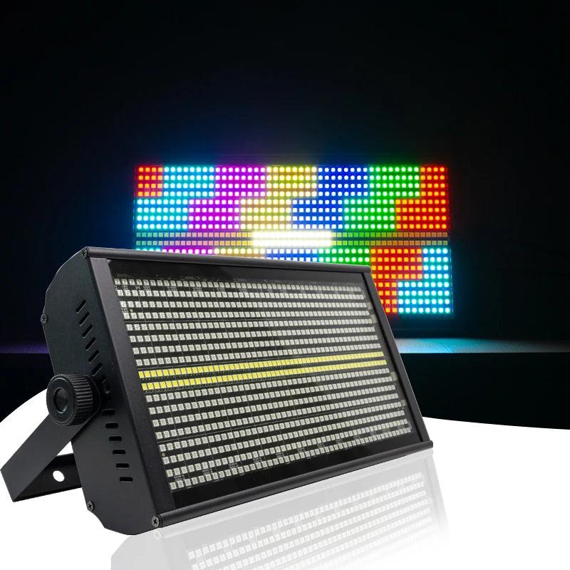 Strobe Light LED 48+8 Segement RGBW Strobe DMX Stage Lighting Washer Effect Club Night Party Dj Disco Horse Racing Lamp