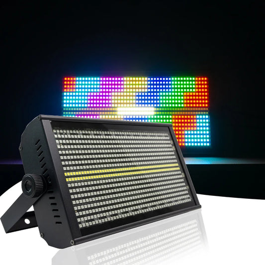 Strobe Light LED 48+8 Segement RGBW Strobe DMX Stage Lighting Washer Effect Club Night Party Dj Disco Horse Racing Lamp