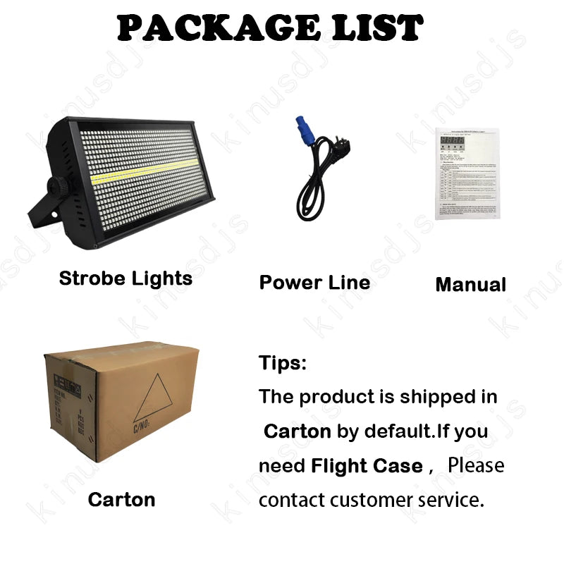 Strobe Light LED 48+8 Segement RGBW Strobe DMX Stage Lighting Washer Effect Club Night Party Dj Disco Horse Racing Lamp