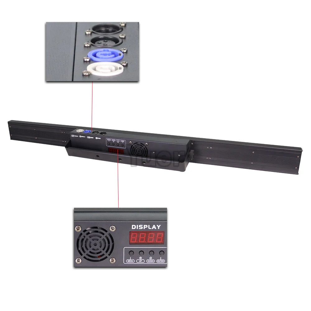LED Beam 24X4W RGBW 4IN1 Wall Wash Light With Warm White SMD Racing Horse Strobe Bar Strip Light Remote Control DMX512 DJ Club