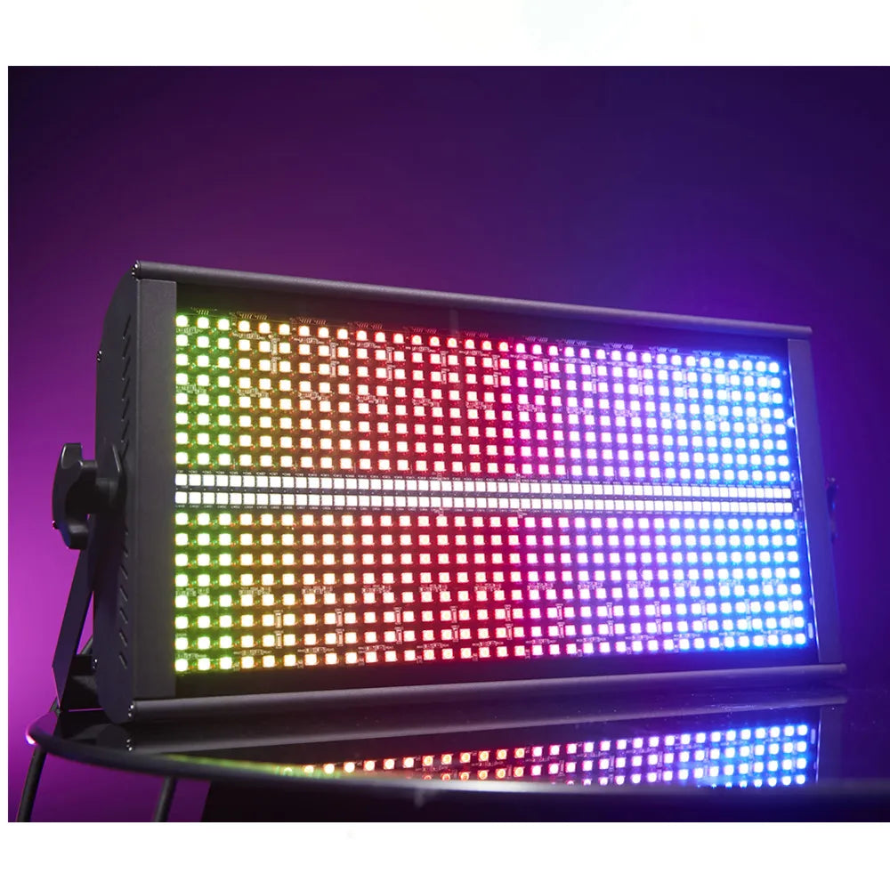 200W LED RGBW 4in1 dj 48 Zone Partition Strobe Light White 8000K DMX Super Bright Dj Wash Bar Strobe Stage Lighting Effects